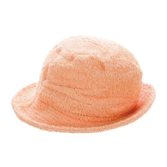 GANNI Logo Embroidered Terrycloth Bucket Beach Hat main image 4